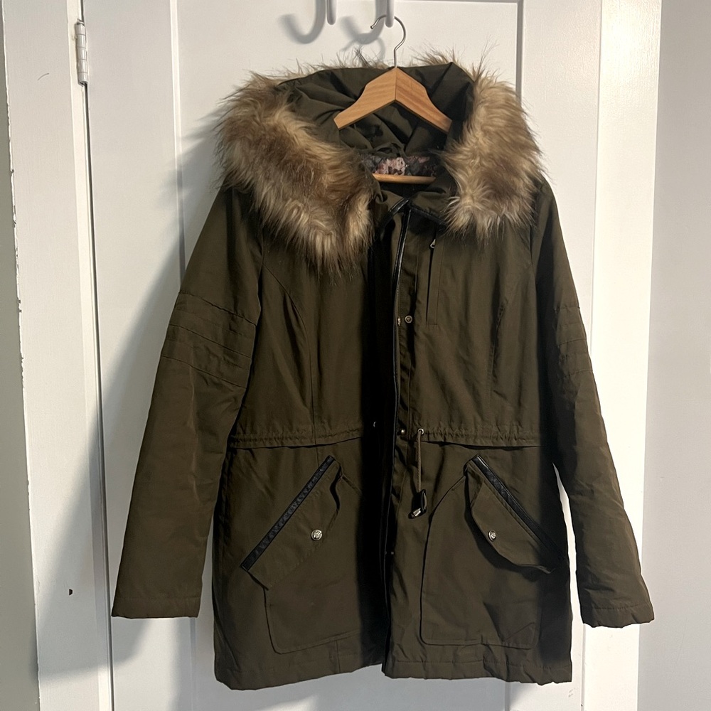 Jessica Simpson parka